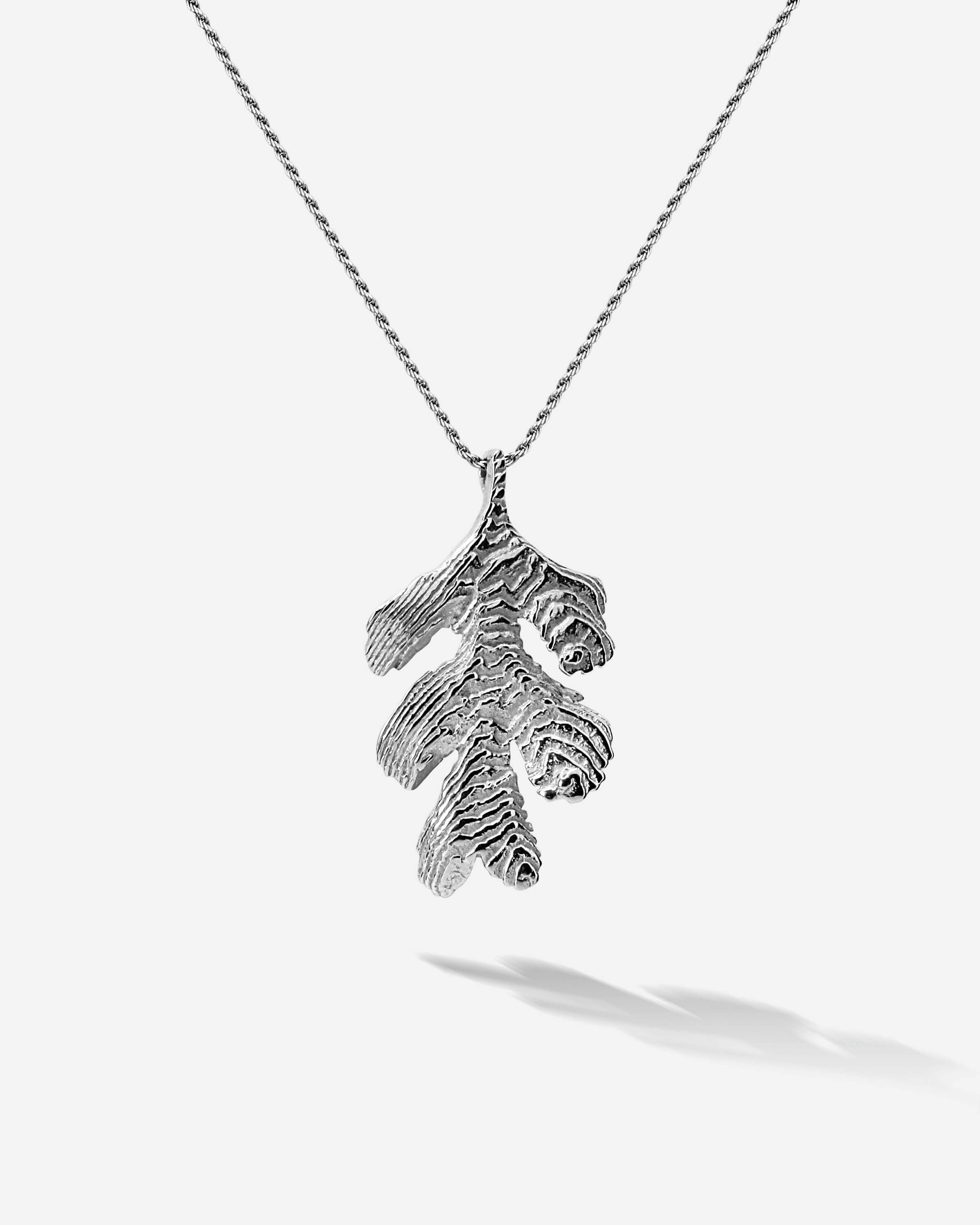 Algae Anhänger Kette Sterling Silber Sepiah